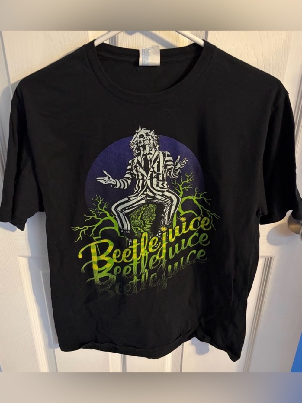 Beetlejuice Distressed T-Shirt, Men’s Size Medium
